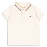 Konges Slojd Koszulka dla chłopca Polo Florian Antique White