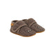 En Fant Kapcie wełniane z haftem Chocolate Brown