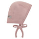 Huttelihut Czapeczka niemowlęca pilotka wełniana Wollfleece, Mahogany Rose