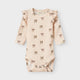 Lil' Atelier Body niemowlęce Slim Silver Peony Bow NBFGAVO