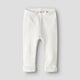 Lil' Atelier Legginsy niemowlęce dla dziewczynki Coconut Milk NBFTAPIA