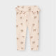 Lil' Atelier Legginsy niemowlęce Slim Silver Peony Bow NBFGAVO