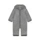 Huttelihut Kombinezon niemowlęcy z wełny merino Medium Grey Melange