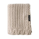 LullaLove Kocyk z wełny merino Beige Biscuit