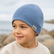 Huttelihut Czapka dziecięca wełniana Beanie Windward Blue