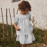 Lil' Atelier dziecięca spódniczka z eleganckim zdobieniem Plein Air NMFJIVA