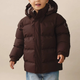 En Fant Kurtka dziecięca pikowana Quilt Solid Coffee Bean